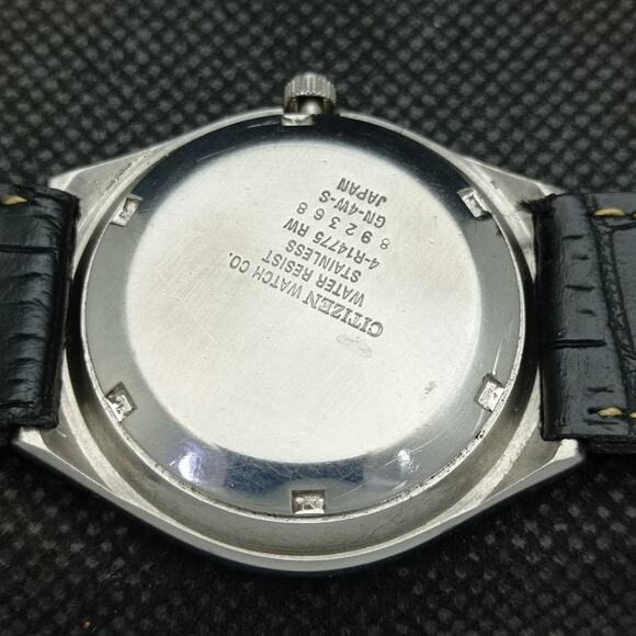 Vintage 1994 Citizen Automatic Mens Silver Watch W/daydate & Gold accents - Picture 8 of 8